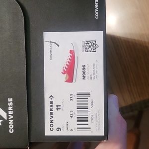 Converse low top Ox red sz9